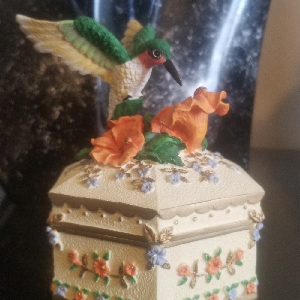 Handpainted music box